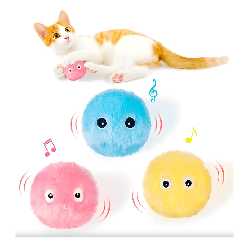Bolinha Com Som de Bichos para Gatos