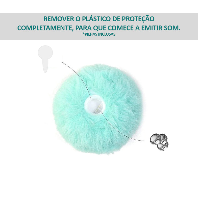 Bolinha Com Som de Bichos para Gatos
