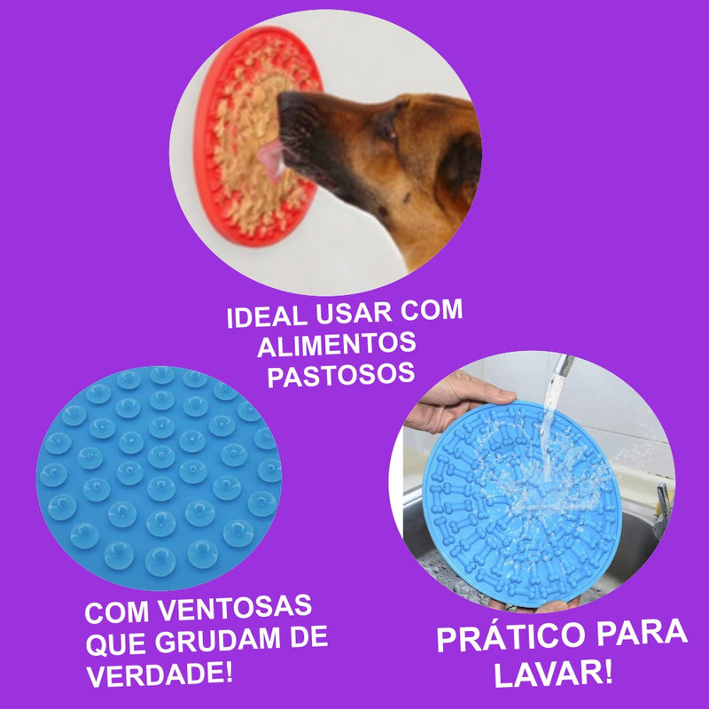 Comedouro Interativo de Silicone