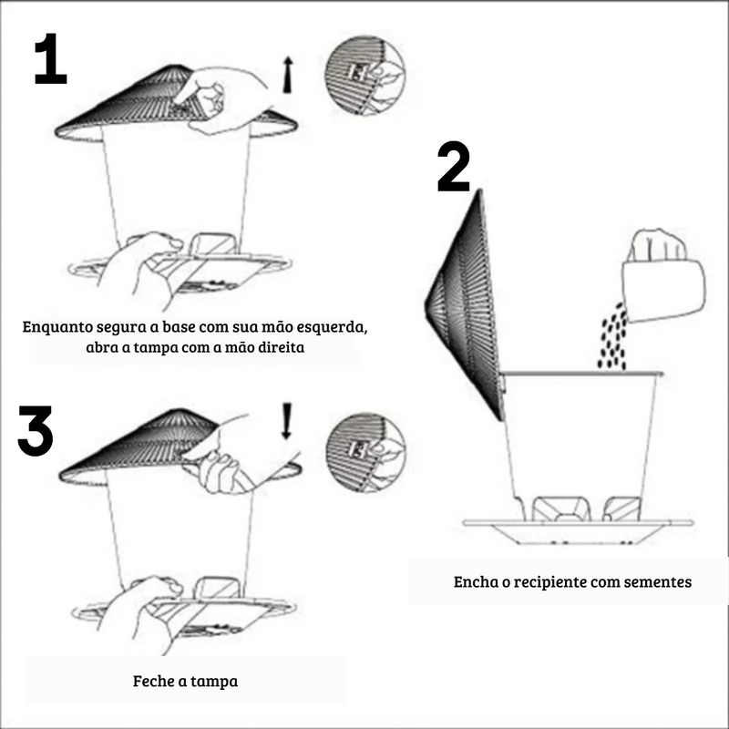 Alimentador de Aves Automático