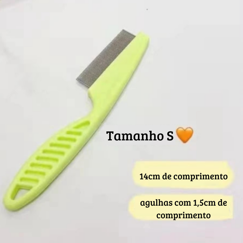 Pente Fácial removedor de Pulgas para Cães e Gatos