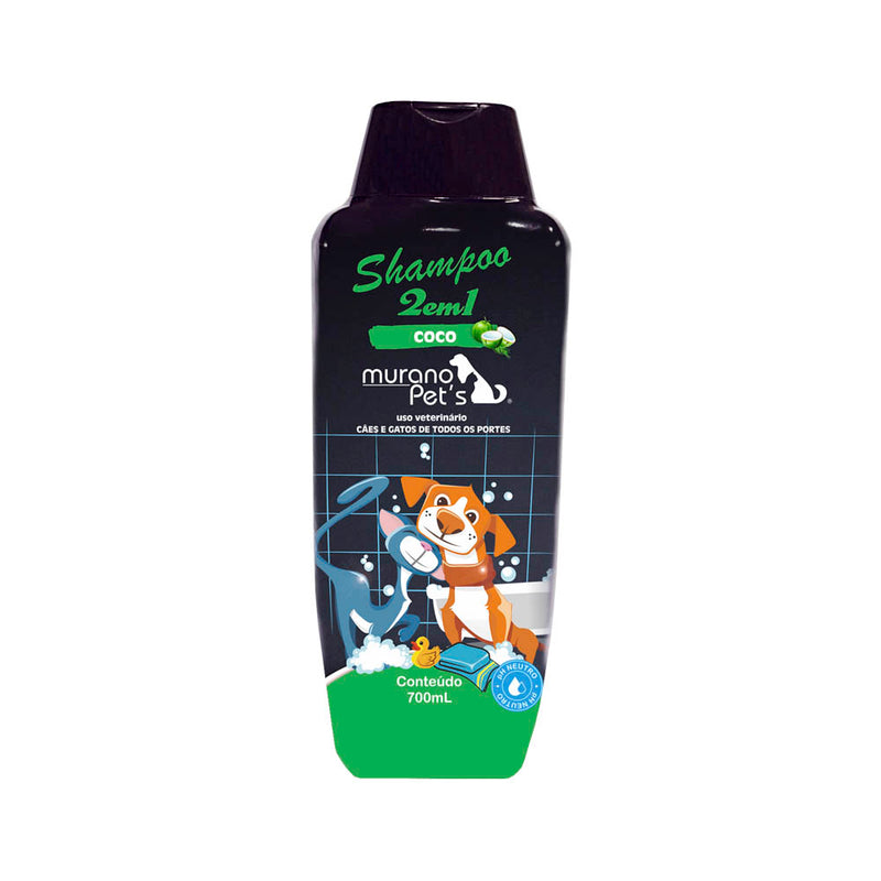Shampoo e Condicionador 2 em 1 Para Pets