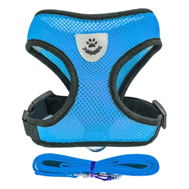 Arnês de Passeio Superconfortável para Cães e Gatos