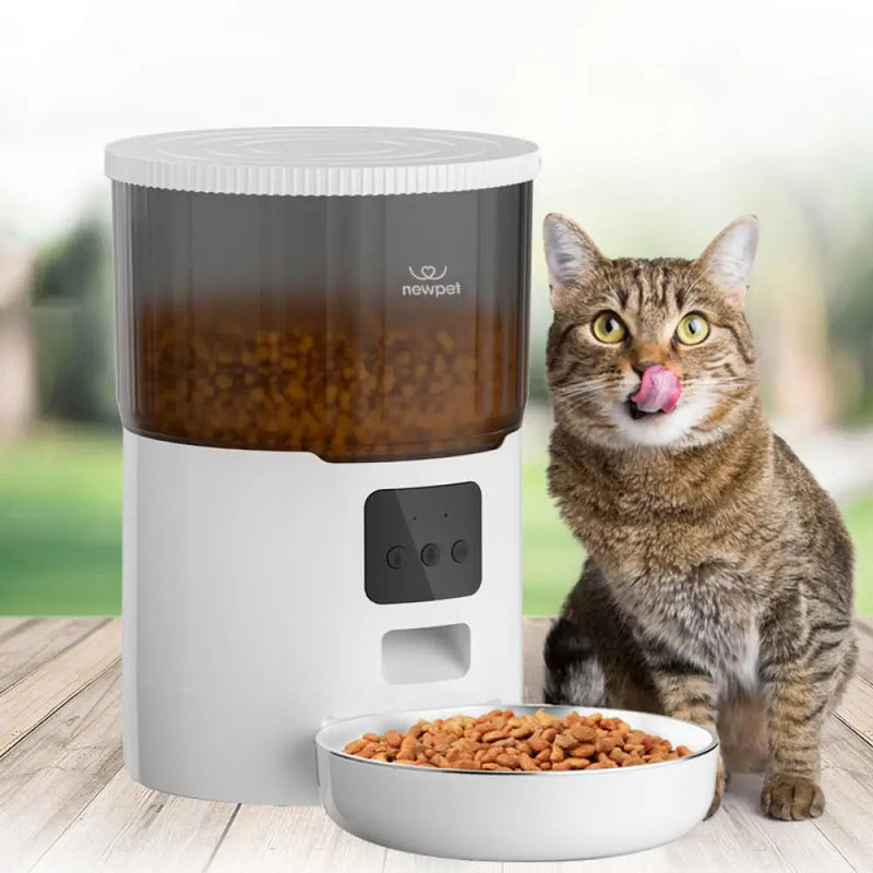 Alimentador Automático Controlado por Aplicativo para Cães e Gatos