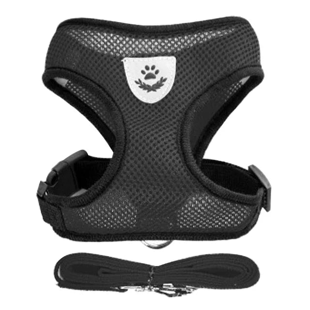 Arnês de Passeio Superconfortável para Cães e Gatos