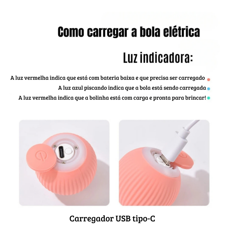 Bolinha Inteligente Para Gatos e Cães