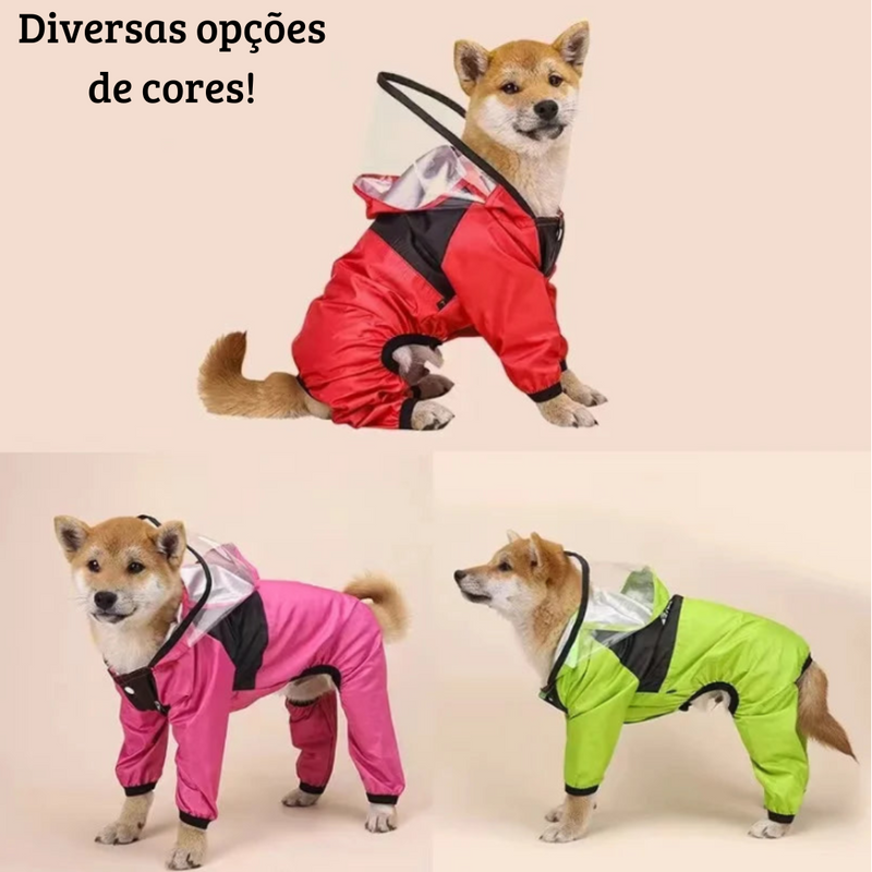 Capa de Chuva para Cachorros