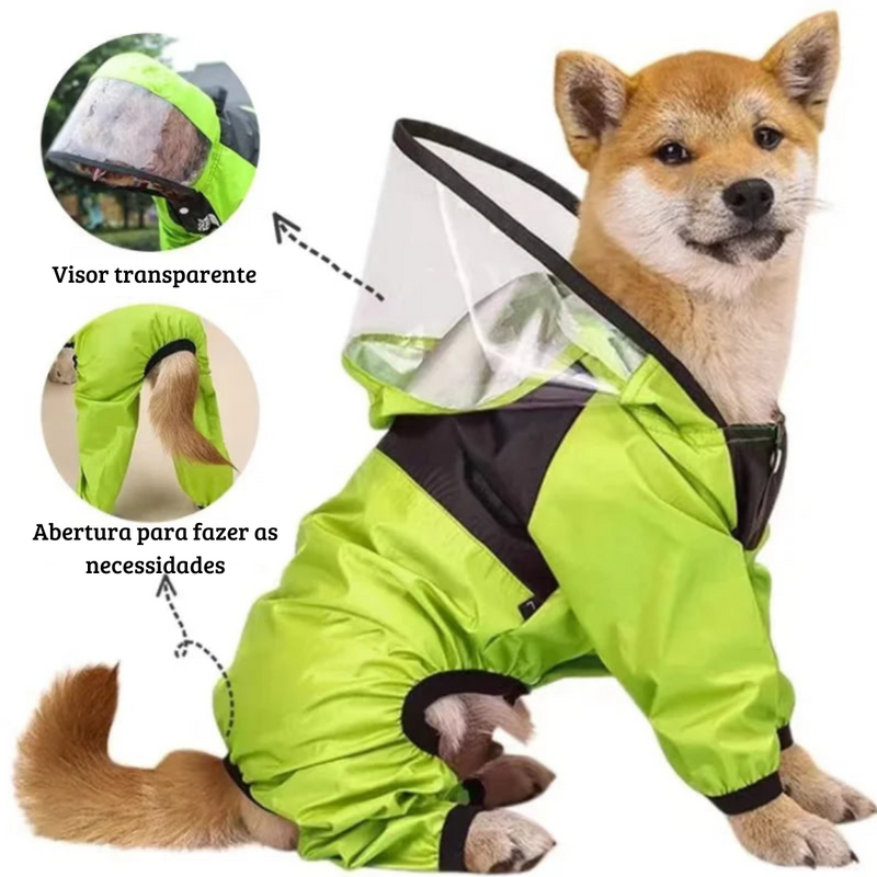 Capa de Chuva para Cachorros